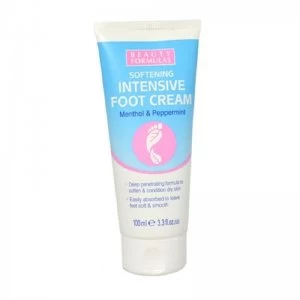 Image of Beauty Formulas Softening Intensive Foot Cream Menthol & Peppermint 100ml