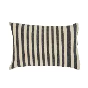 Image of Simply Green Recycled Cotton Santa Cruz Cushion Charcoal