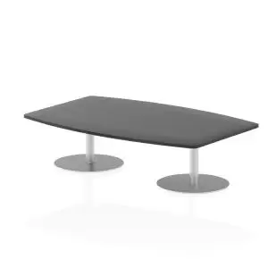 Image of Italia Poseur Table High Gloss 1800 Top 475 High Black