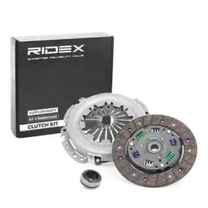 Image of RIDEX Clutch 479C0012 Clutch Kit PEUGEOT,CITROEN,206 Schragheck (2A/C),PARTNER Combispace (5F),PARTNER Kasten (5),206 Kastenwagen