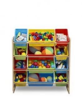 Image of My Size 12 Bin Plastic Organiser Multicoloured