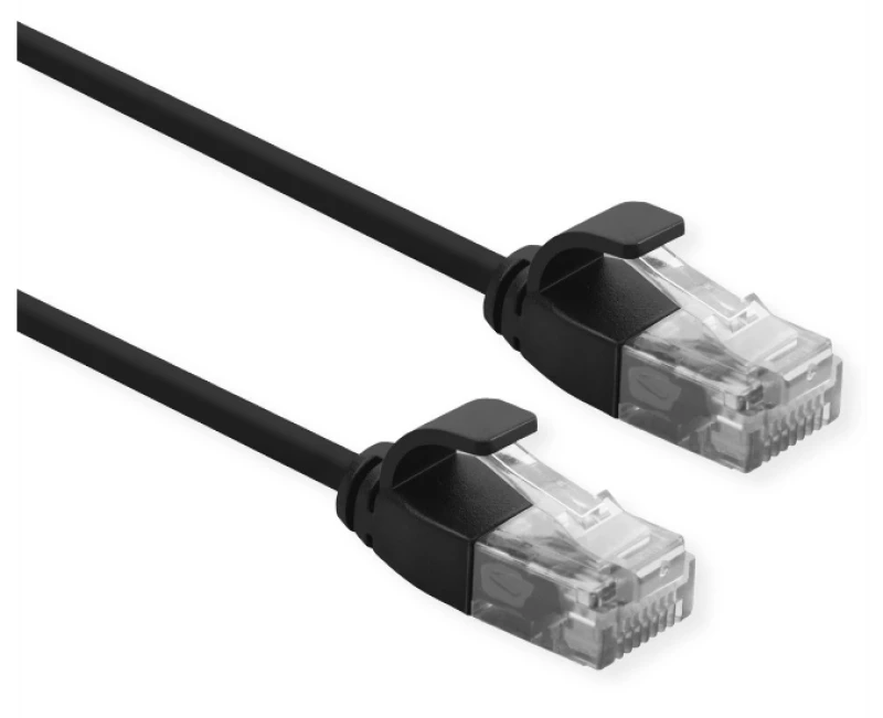 Image of ROLINE 21.15.3954 networking cable Black 1.5 m Cat6a U/UTP (UTP)