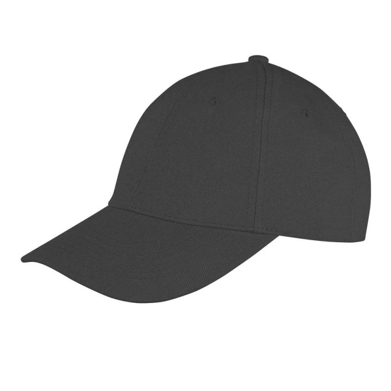 Image of Result Mens Low Profile Baseball Cap in Black Male One Size