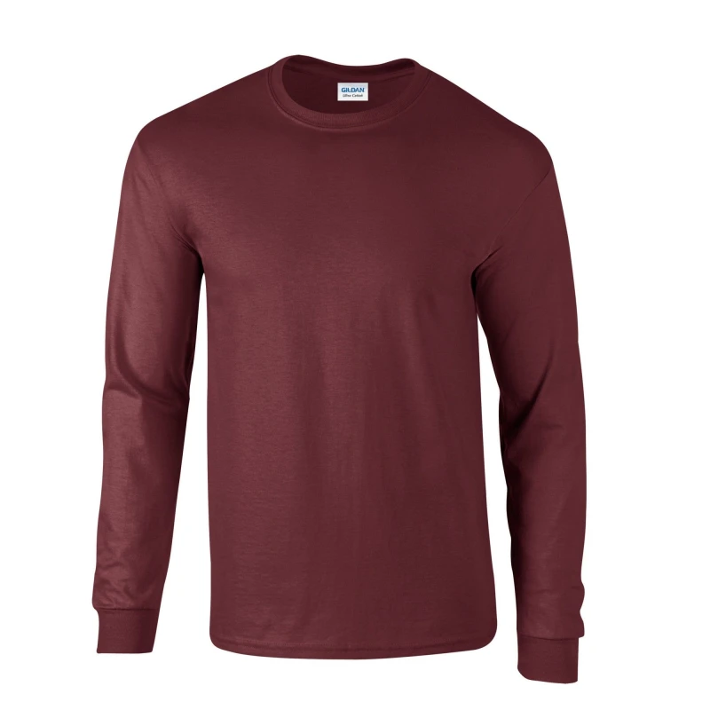 Image of Premier Premier Men Ginmill Checked Long-Sleeved Shirt in Maroon Size: Small Maroon S Male 5063470400980
