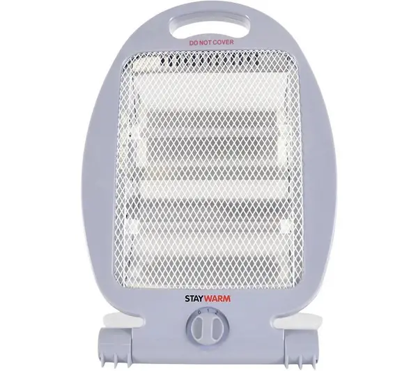 Image of LLOYTRON StayWarm F2102GR Portable Halogen Heater - Grey 5052337001613
