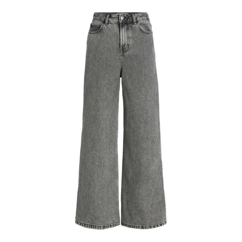 Image of jack & jones Womens wide-leg jeans Jack & Jones Tokyo R6119 Gris Female 27x32