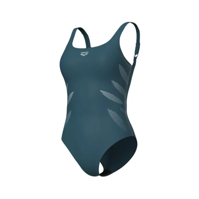 Image of Womens 1 Piece swimsuit Arena Milena Wing Back Vert Female 44