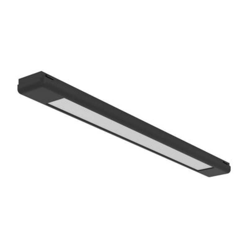 Image of EGLO Eglo T-Plus Flat Light Ultra-Slim Black Ceiling Light WBS Black One Size Unisex 9008606323098