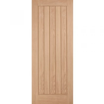 Image of LPD Belize Cottage Unfinished Oak Internal Flush Door - 1981mm x 762mm (78 inch x 30 inch)