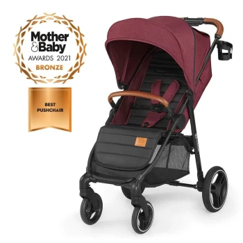 Image of Kinderkraft Pushchair Grande 2020 - Burgundy