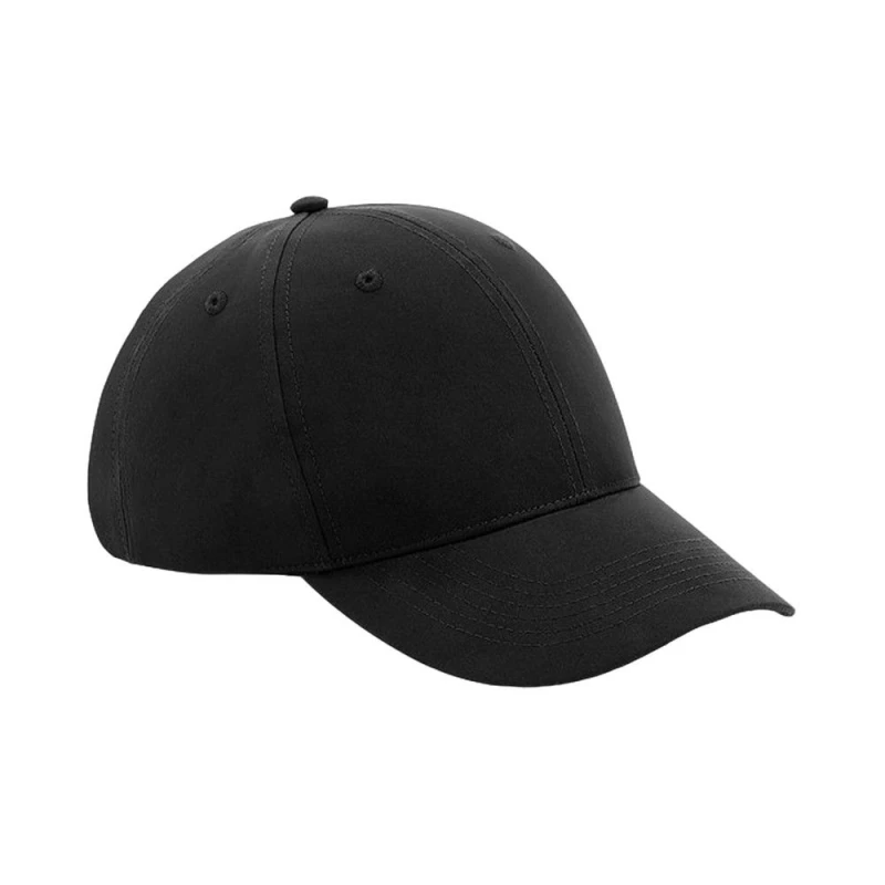 Image of Beechfield Beechfield Pro-Style Baseball Cap in Black One Size Unisex 5063425398034