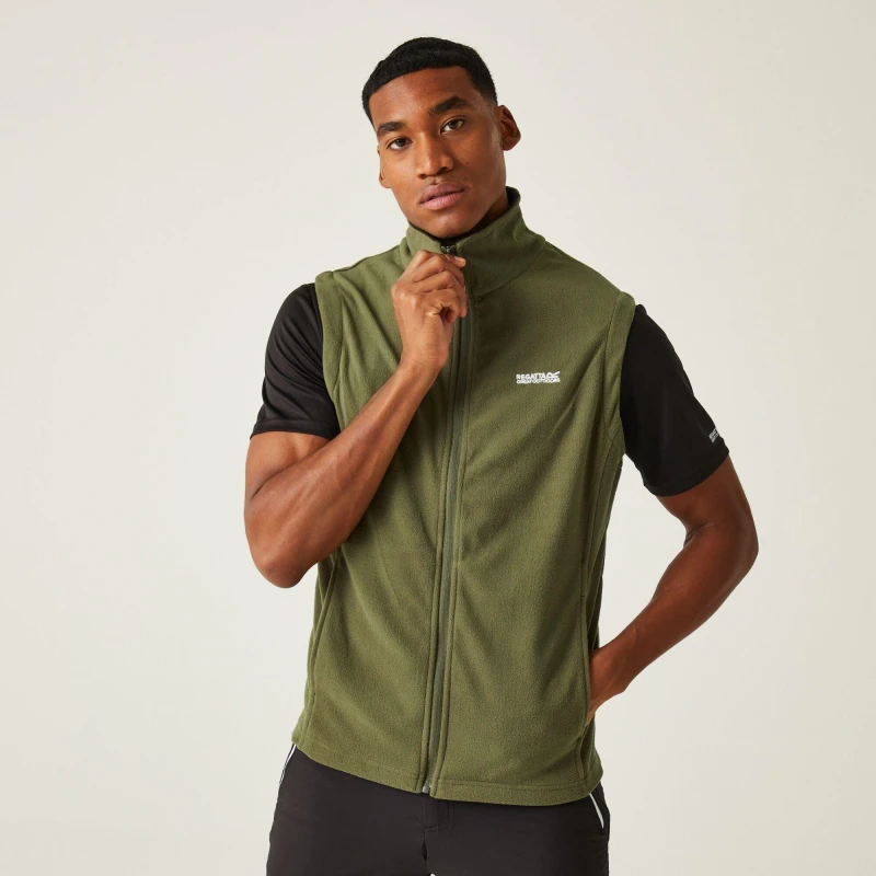 Image of Regatta Tobias II Fleece Bodywarmer - Green Green 3XL