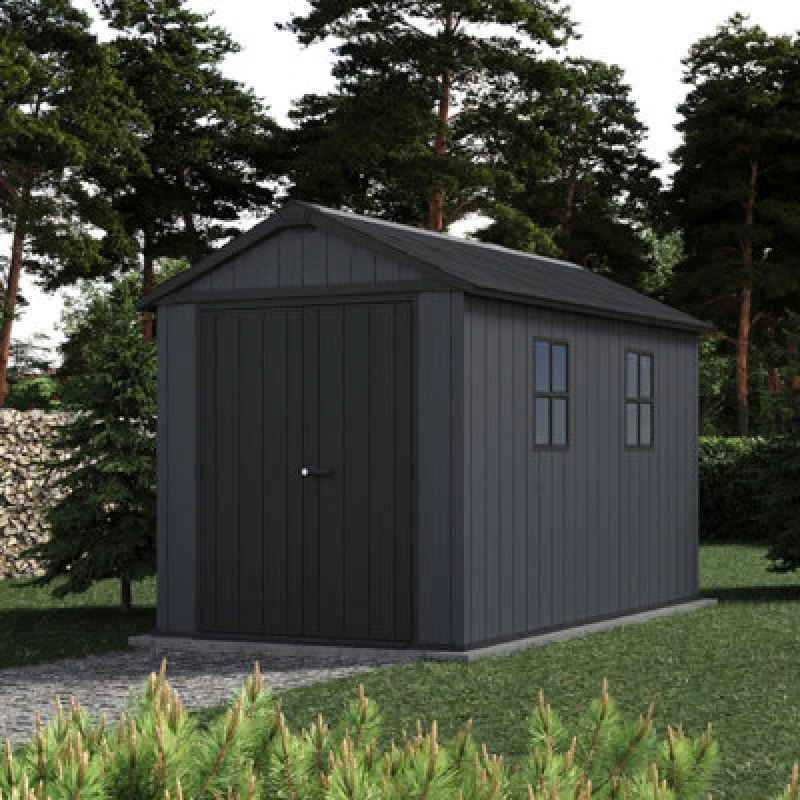 Image of Keter Newton Plus Shed 7511, Grey 260267