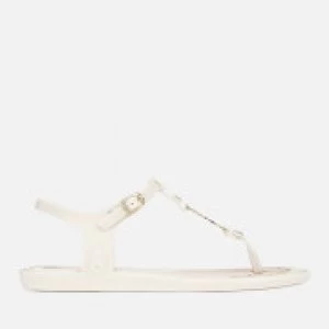 Image of Vivienne Westwood for Melissa Womens Solar 21 Toe Post Sandals - Ivory Orb - UK 7