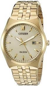 Image of Citizen White and Gold 'Corso' Eco-Drive Watch - BM7332-53P