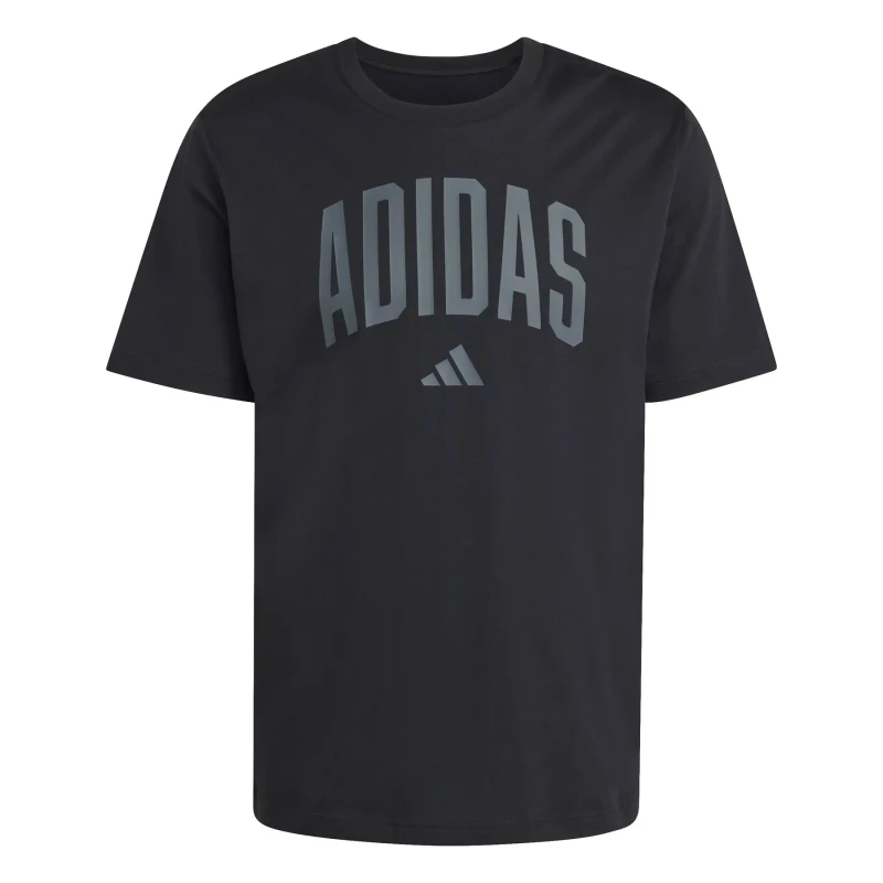 Image of Adidas T-Shirt adidas Collegiate Lineage Graphic Noir Male S
