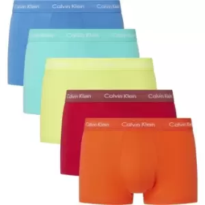 Image of Calvin Klein 5 Pack Low Rise Boxer Shorts - Multi