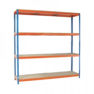 Image of Slingsby VFM OrangeZinc Heavy Duty Painted Shelving Unit 379236