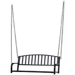 Image of Outsunny Swing Chair 84A-035 Metal Black