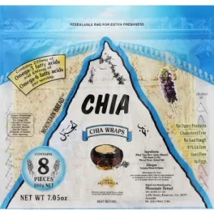 Image of Mountain Bread Chia Seed Wraps 200g