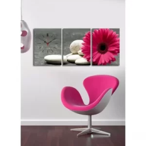 Image of 3P3040CS-57 Multicolor Decorative Canvas Wall Clock (3 Pieces)