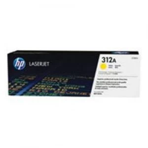 Image of HP 312A Yellow Laser Toner Ink Cartridge