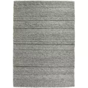 Image of Origins Chunky Knit Rug Natural And Grey 120 x 170cm