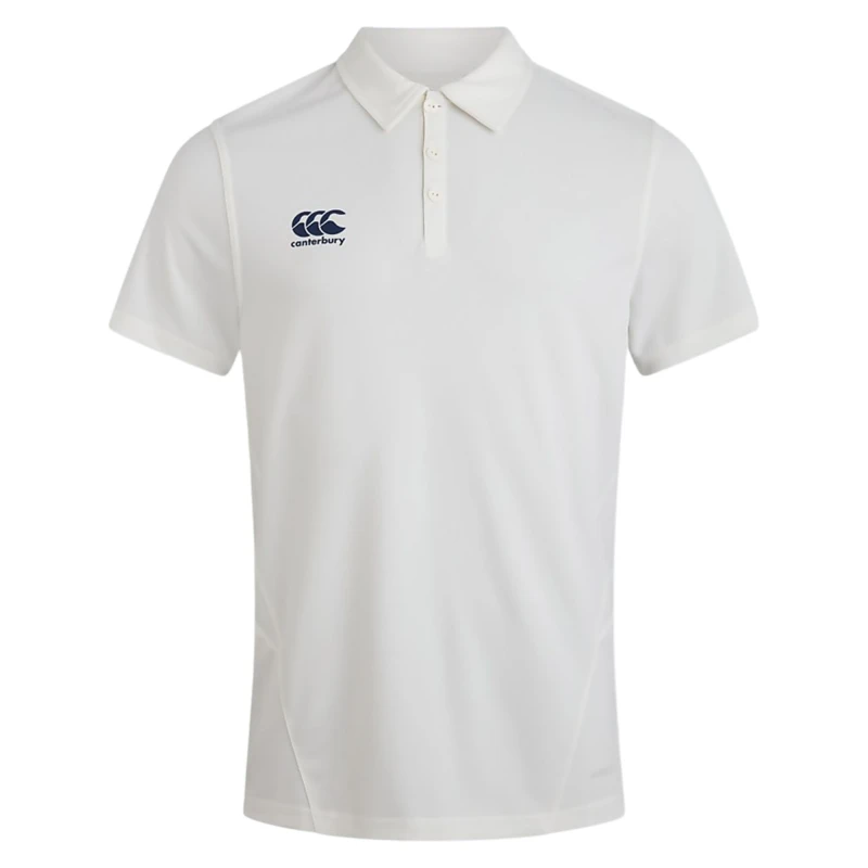 Image of Canterbury Canterbury Men CrickeT-Shirt in Cream Size: X-Small Cream XS Male 5063806441915