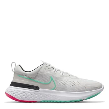 Image of Nike React Miler 2 Mens Running Shoes - Platinum Tint