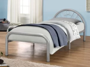 Image of Birlea Solo 3ft Single Silver Metal Bed Frame