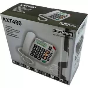 Image of Maxcom Phone With Call LED Indicator & Call Log