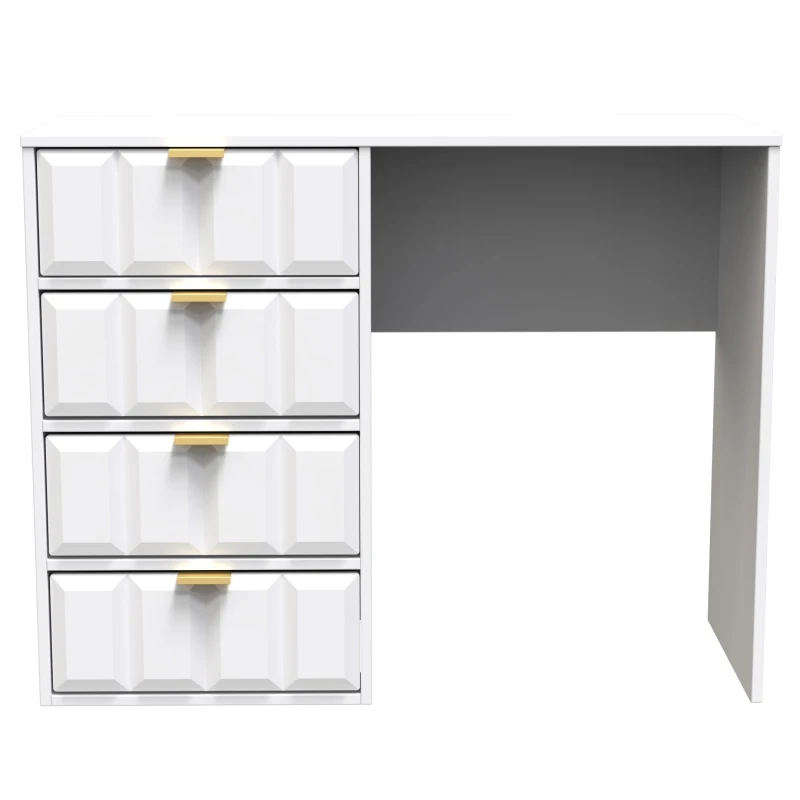 Image of Ready Assembled 2 U Metro 4 Drawer Vanity (Ready Assembled) in White Size: Medium White Unisex Medium