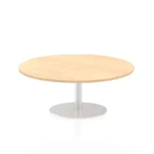 Image of Italia Poseur Table Round 1200 Top 475 High Maple