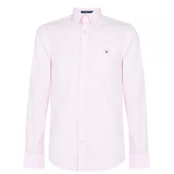 Image of Gant Banker Stripe Shirt - Pale Pink 637