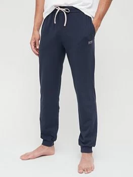 Image of Hugo Boss Mix and Match Cuffed Lounge Pants Navy Size XL Men
