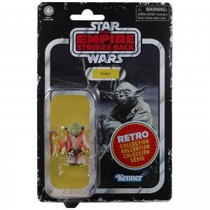 Image of Hasbro Star Wars Retro Collection Yoda Toy Action Figure