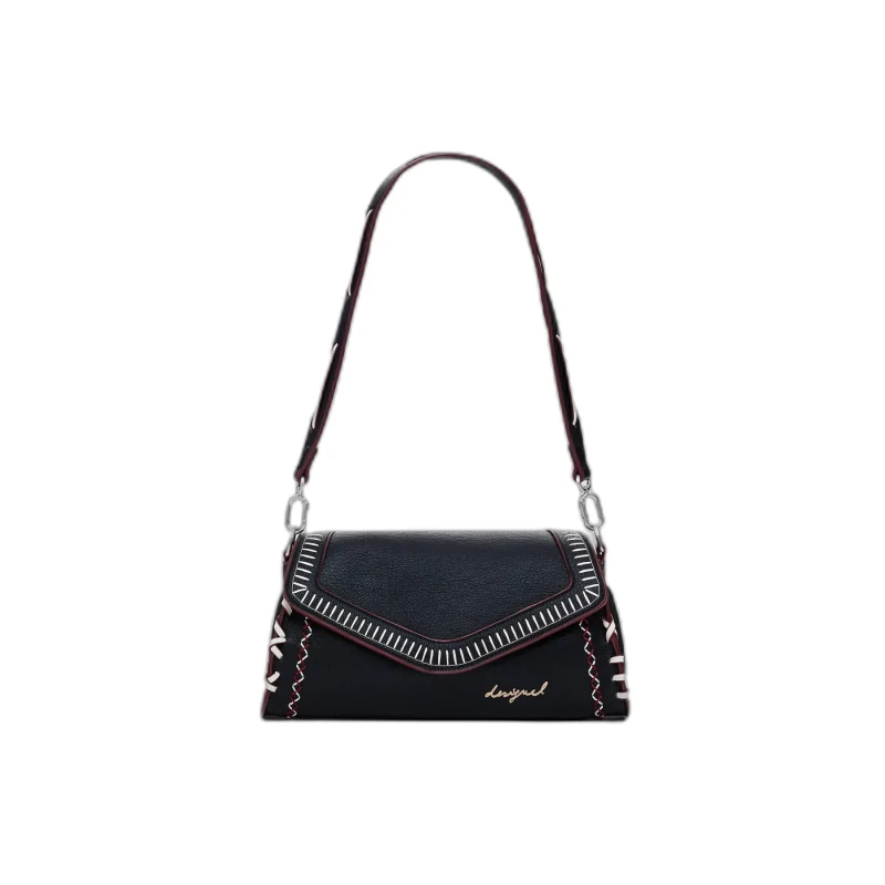 Image of Desigual Womens Handbag Desigual Manhattan Pespuntes Zarauz Noir Female TU