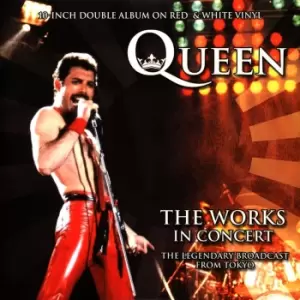 Image of Queen - The Works In Concert (Red & White Vinyl) 2x10