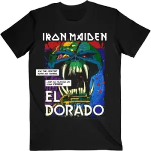 Image of Iron Maiden - El Dorado Unisex XX-Large T-Shirt - Black