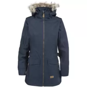 Image of Trespass Womens/Ladies Everyday Waterproof Jacket/Coat (S) (Navy)