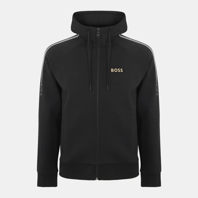 Image of Boss Mens Saggy Short Sleeve Polo Shirt Black male S