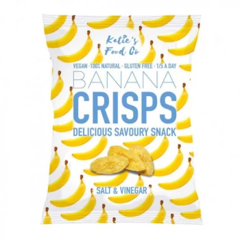 Image of Katies Food Co Salt & Vinegar Savoury Banana Crisps - 32g x 12