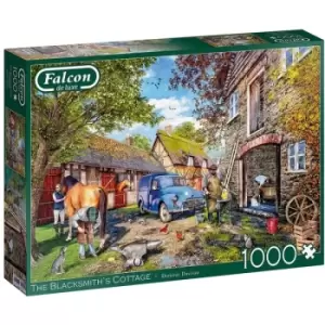 Image of Falcon de luxe The Blacksmith&rsquo;s Cottage Jigsaw Puzzle - 1000 Pieces