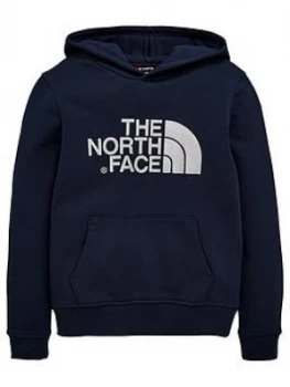 Image of The North Face Boys Drew Peak Po Hoodie Blue Size S7 8 Years