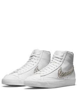Image of Nike Blazer Mid '77 SE - White/Zebra, White/Zebra, Size 3, Women