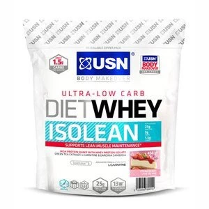 Image of USN Diet Whey Isolean Strawberry Cheesecake Powder 454g