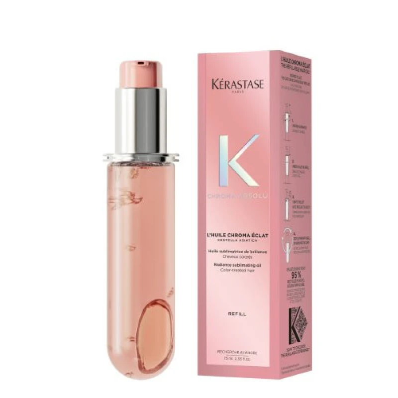 Image of Kerastase L'Huile Chroma Eclat Radiance Hair Oil 75ml Refill