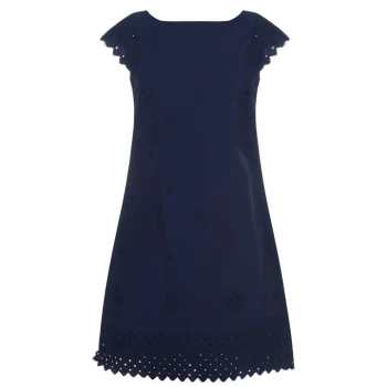 Image of Gant Broderie Dress - Blue