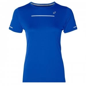 Image of Asics Liteshow Short Sleeve T Shirt Ladies - Illusion Blue