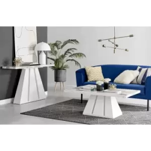 Image of Furniturebox Athens White Marble Coffee Table